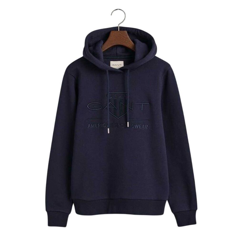 Gant Womens/Ladies Archive Shield Logo Hoodie / Evening Blue
